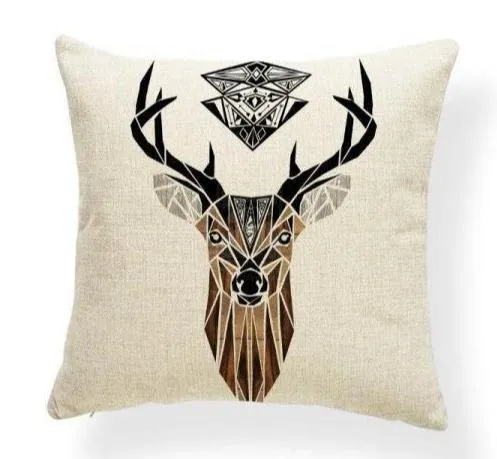Coussin Tête Cerf