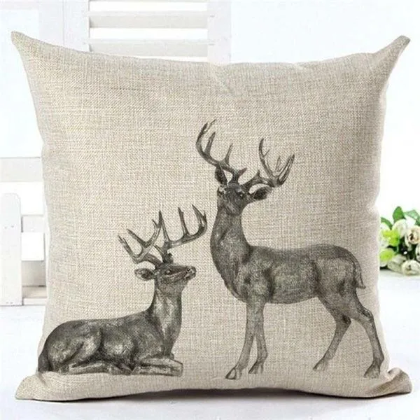 Coussin Imprimé Cerf