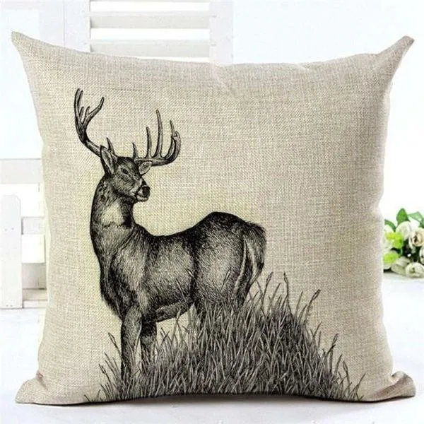 Coussin Montagne Cerf