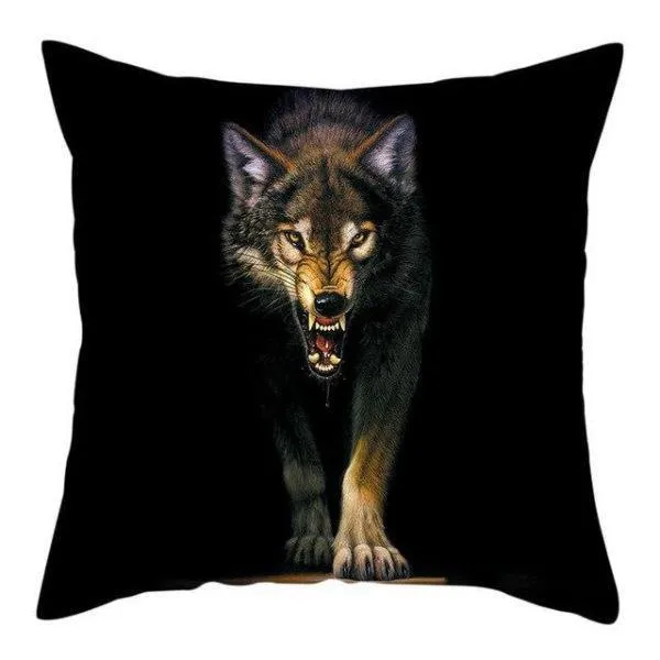 Coussin Décoration Loup