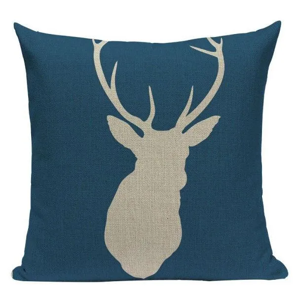 Coussin Tête De Cerf