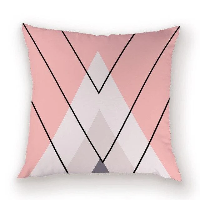 Housse De Coussin Scandinave Rose