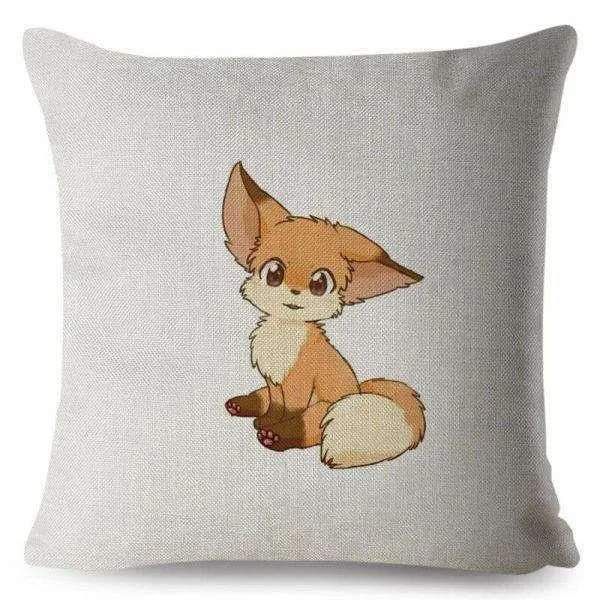 Coussin Renard Mignon