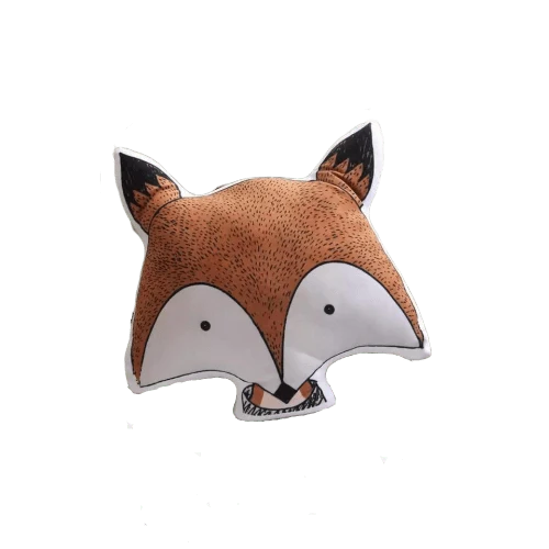 Coussin Tête De Renard