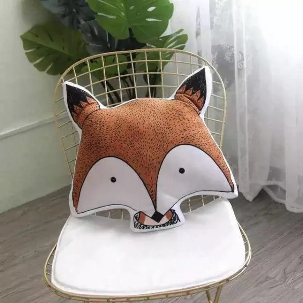 Coussin Tête De Renard