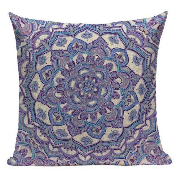 Coussin Mauve Vintage