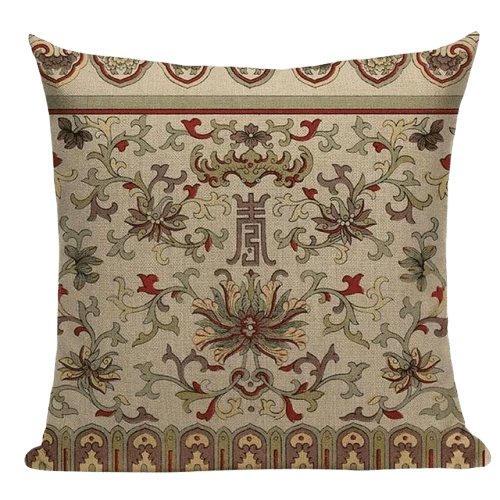 Coussin Tissu Vintage