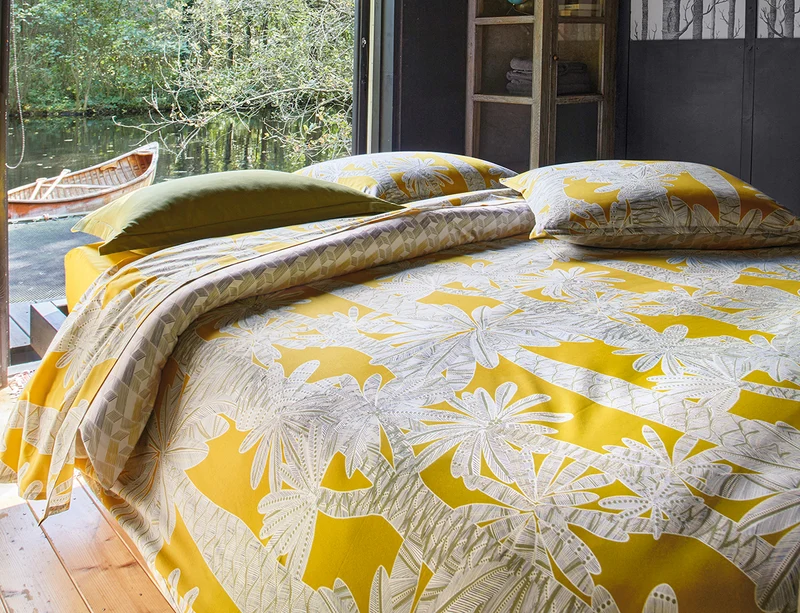 Taie d'oreiller Satin de coton - OASIS Soleil