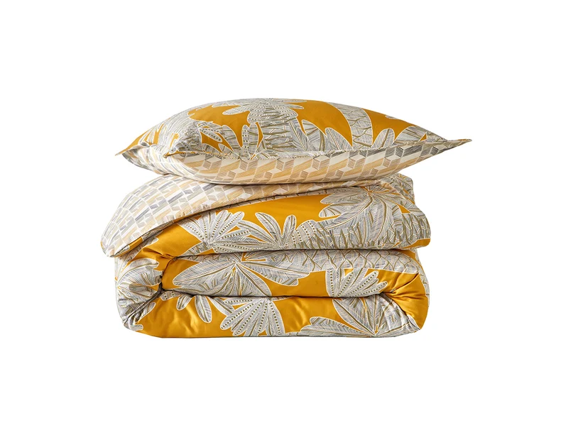 Taie d'oreiller Satin de coton - OASIS Soleil