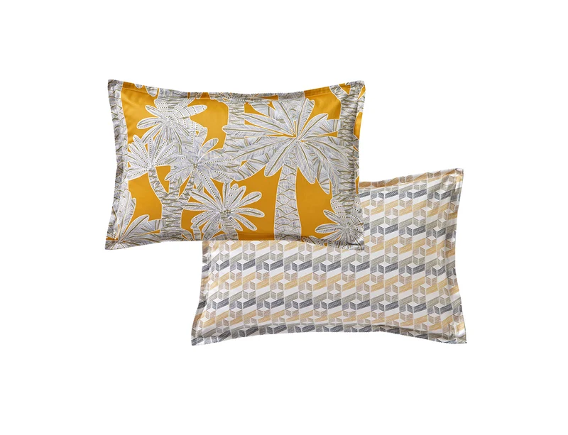 Taie d'oreiller Satin de coton - OASIS Soleil