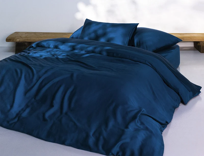 Housse de couette Satin de Lyocell - KZ ICONIC Canard