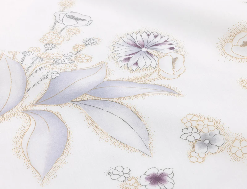 Drap plat Batiste de coton - GIVRE