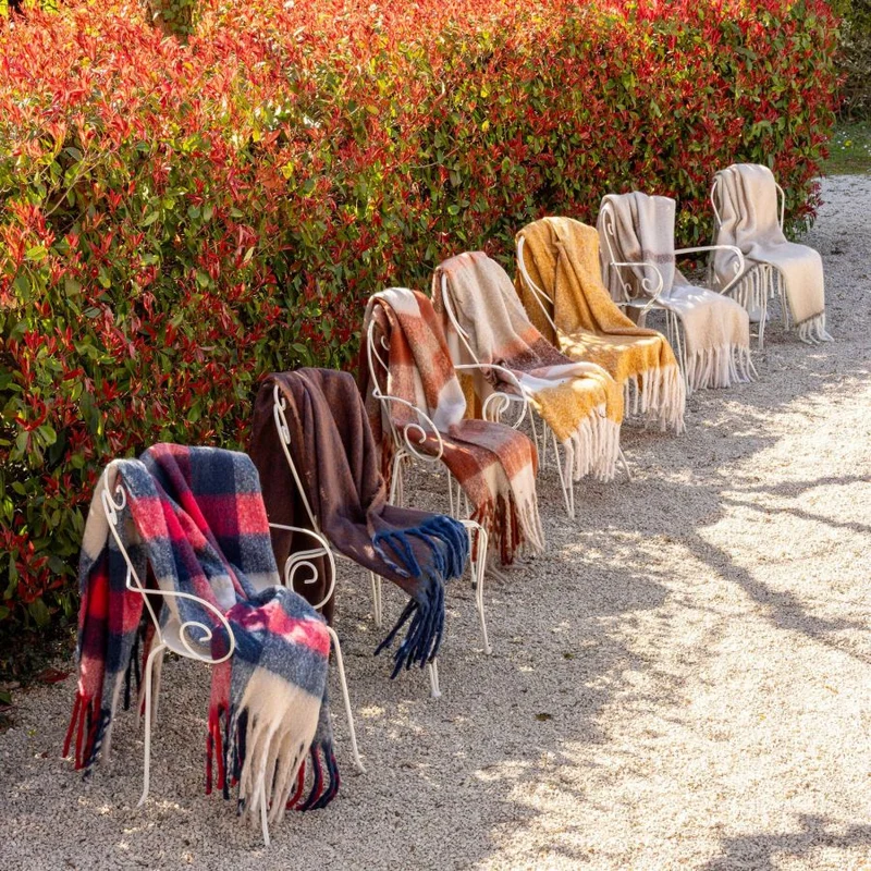 Plaid Polyester recyclé - ISABEL RAYE