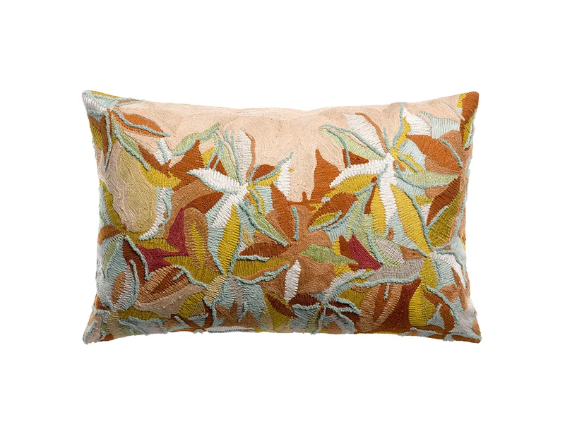 Coussin brodé ALINA Dragée - Vivaraise