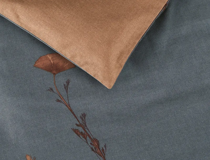 MIDNIGHT FLOWER - Satin de coton