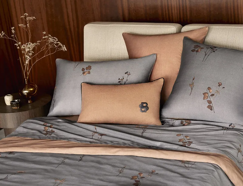 MIDNIGHT FLOWER - Satin de coton